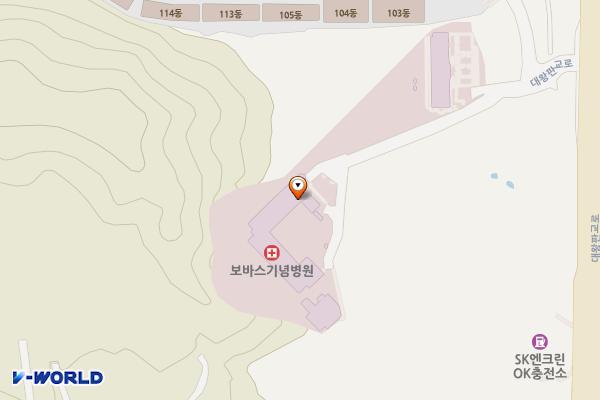 분당 보바스기념병원 위치 지도 — 경기도 성남시 분당구 대왕판교로 155-7