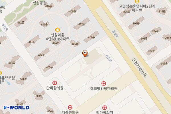 롯데슈퍼 고양삼송점 위치 지도 — 경기도 고양시 덕양구 신원로 40-16