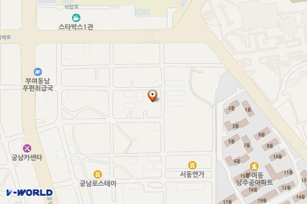 동남3리(한일주택) 공영주차장 위치 지도 — 충청남도 부여군 부여읍 동남리 292-30