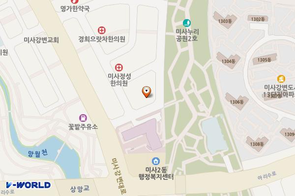 하남미사 주차장 지상 4층 위치 지도 — 경기도 하남시 미사강변대로226번길 80
