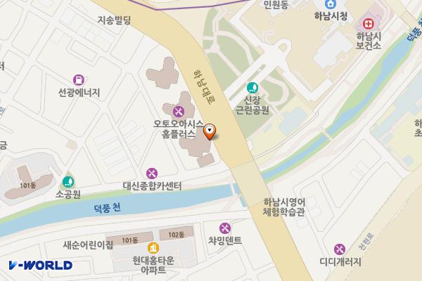 홈플러스 경기하남점 위치 지도 — 경기도 하남시 하남대로 747