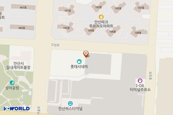 롯데마트 안산점 위치 지도 — 경기도 안산시 상록구 항가울로 422
