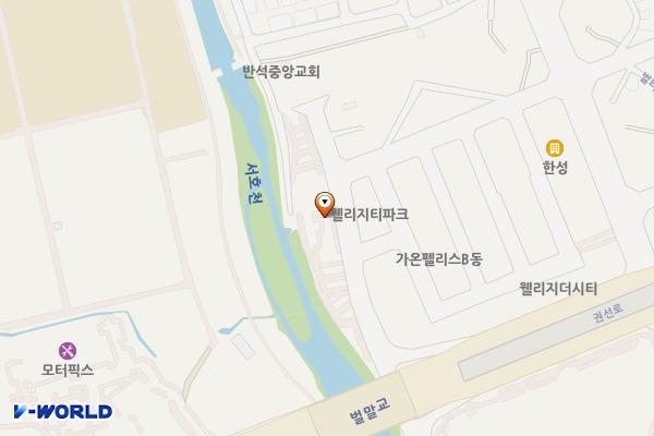 수원 역세권 제1지구 공영주차장 위치 지도 — 경기도 수원시 권선구 서둔동 393번지