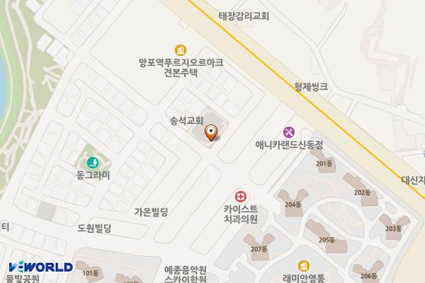 수원시 신동제1공영주차장 위치 지도 — 경기도 수원시 영통구 신동 931-5