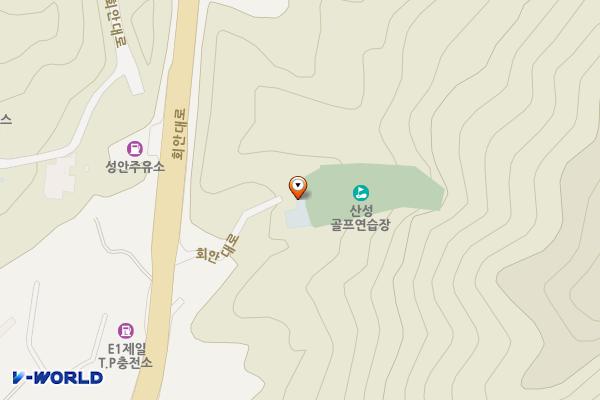 경기도 광주시 카리스산성골프연습장 위치 지도 — 경기도 광주시 회안대로 1010-12