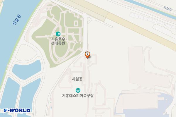 용인시 기흥레스피아 주차장 위치 지도 — 경기도 용인시 기흥구 하갈로 79