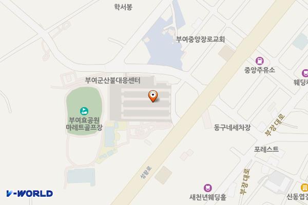 백강주차장(효공원) 위치 지도 — 충청남도 부여군 부여읍 구교리 366-3