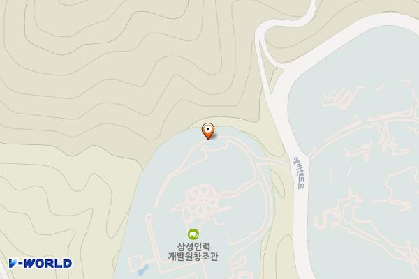 (출입제한)삼성 인력개발원 창조관 위치 지도 — 경기도 용인시 처인구 포곡읍 에버랜드로562번길 10-16