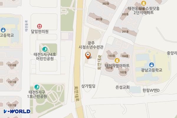 광주시 청소년수련관 위치 지도 — 경기도 광주시 회안대로 350-17