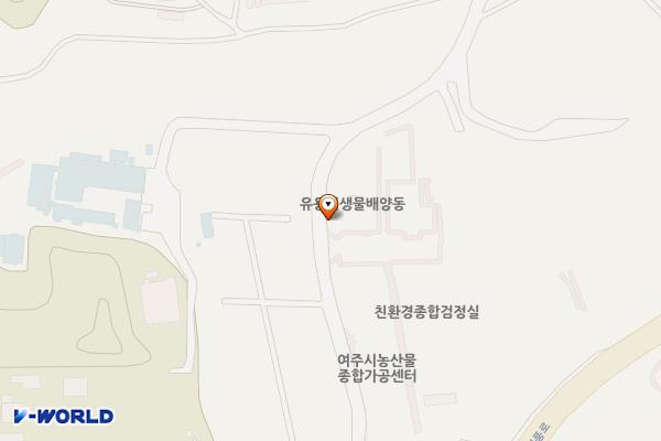 여주 농업기술센터 주차장 위치 지도 — 경기도 여주시 농산로 71