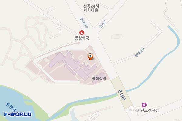 연천보건의료원 위치 지도 — 경기도 연천군 전곡읍 은대성로 95