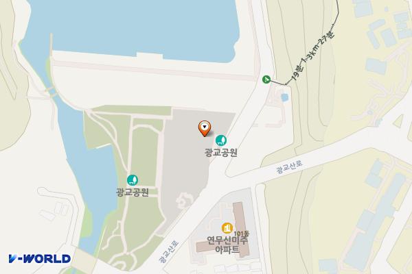 수원시 광교공영주차장 위치 지도 — 경기도 수원시 장안구 광교산로 159