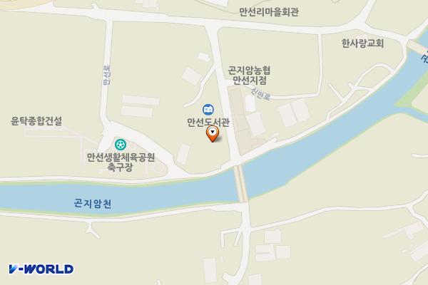 광주시 만선문화복지센터 위치 지도 — 경기도 광주시 곤지암읍 신만로 499