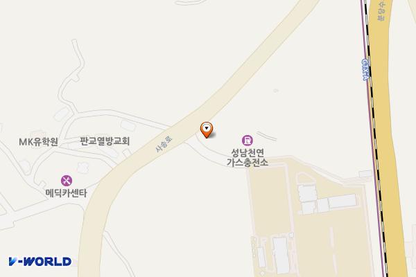 분당마을버스 사송공영차고지 위치 지도 — 경기도 성남시 수정구 사송로 41