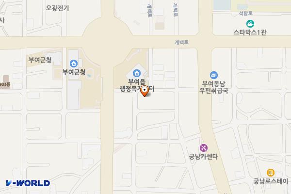 계백로, 사비로30번길 위치 지도 — 충청남도 부여군 부여읍 사비로30번길 8