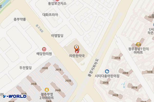 롯데마트 상당점 위치 지도 — 충청북도 청주시 상당구 용암북로160번길 60