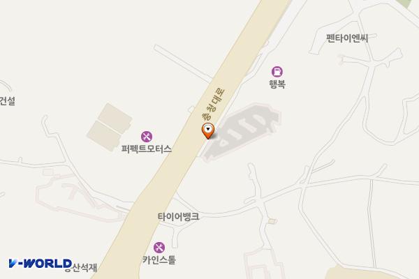 청주시 수름재 카풀주차장 위치 지도 — 충청북도 청주시 청원구 충청대로 250