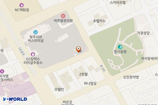 청주시 환승공영주차장(가경동) 위치 지도 — 충청북도 청주시 흥덕구 2순환로 1251
