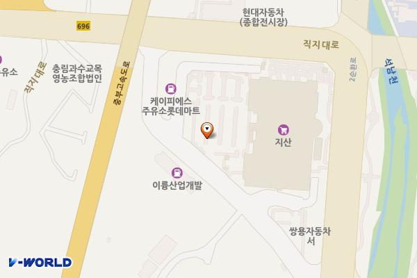 롯데마트 서청주점 위치 지도 — 충청북도 청주시 흥덕구 2순환로 1004
