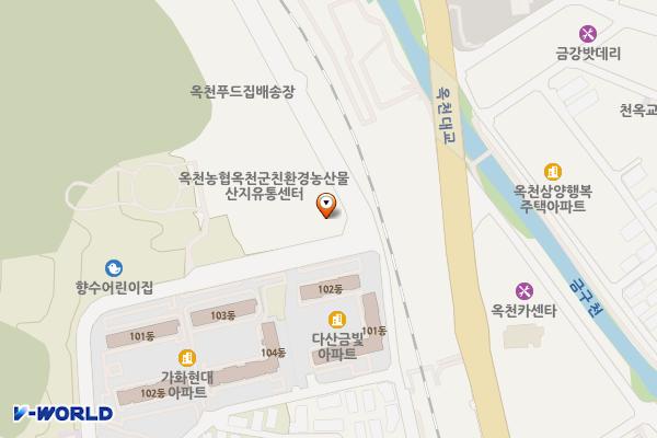 옥천 가화공영주차장 위치 지도 — 충청북도 옥천군 옥천읍 가화4길 8