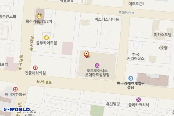 롯데마트 성정점 위치 지도 — 충청남도 천안시 서북구 성정두정로 1