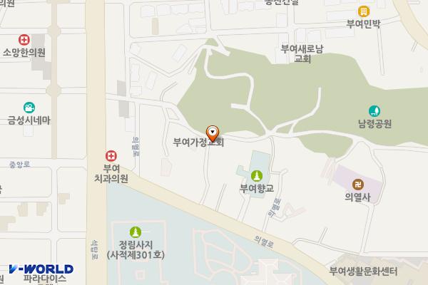 석탑로노상주차장 위치 지도 — 충청남도 부여군 부여읍 의열로 15-20