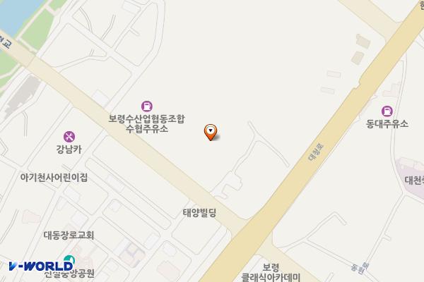 보령시 서해안연합회 위치 지도 — 충청남도 보령시 신평로 16