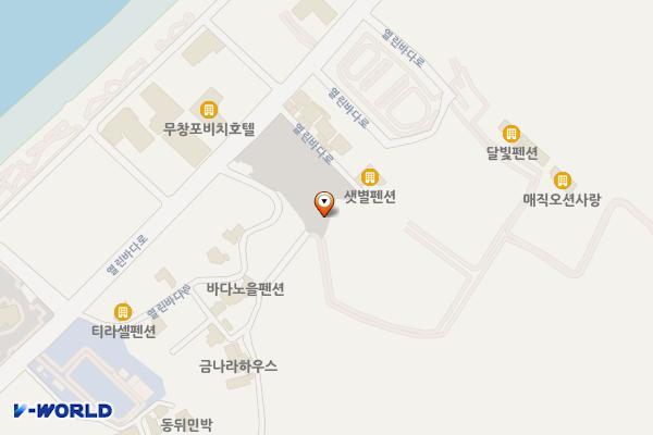 보령시 무창포해수욕장 제4주차장 위치 지도 — 충청남도 보령시 웅천읍 열린바다로 351