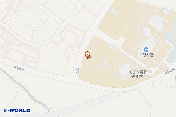보령시청 위치 지도 — 충청남도 보령시 성주산로 77