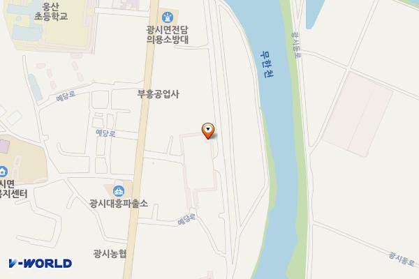 예산군 광시면 광시길 공영주차장 위치 지도 — 충청남도 예산군 광시면 하장대동길 49
