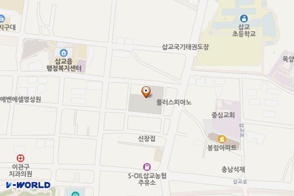 예산군 예산삽교시장 위치 지도 — 충청남도 예산군 삽교읍 두리 568-37 