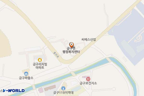 김제시 금구면 행정복지센터 위치 지도 — 전북특별자치도 김제시 금구면 봉두로 105