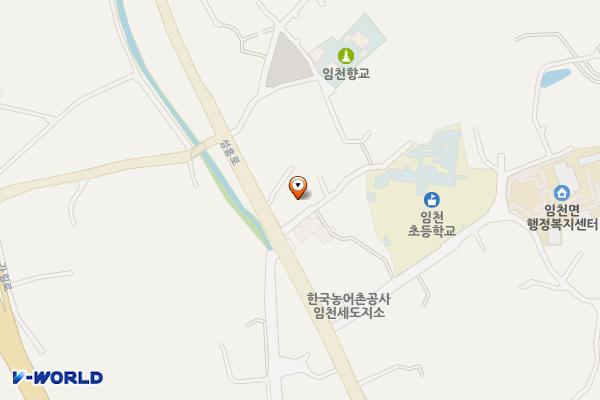 임천면 공영주차장 위치 지도 — 충청남도 부여군 임천면 군사리 241