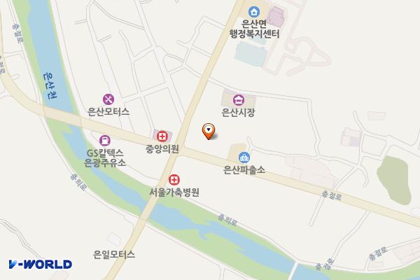 은산시장주차장 위치 지도 — 충청남도 부여군 은산면 신대리 366-1