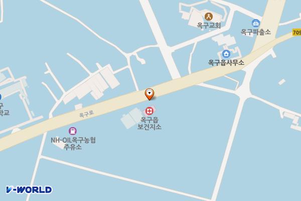 군산시 옥구체육센터(게이트볼장) 위치 지도 — 전북특별자치도 군산시 옥구읍 옥구로 21