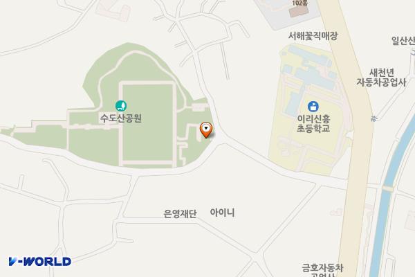 익산시 수도산체육공원 위치 지도 — 전북특별자치도 익산시 하나로3길 52