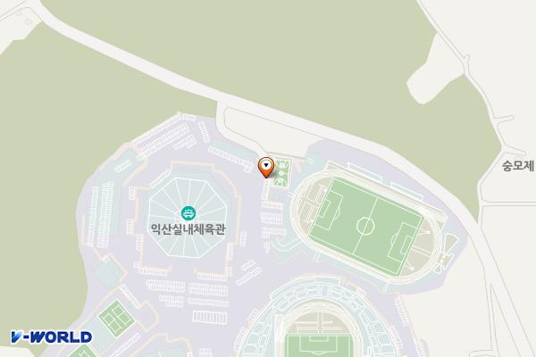 익산종합운동장 농구장주차장 위치 지도 — 전북특별자치도 익산시 부송동 181-26 익산공설운동장