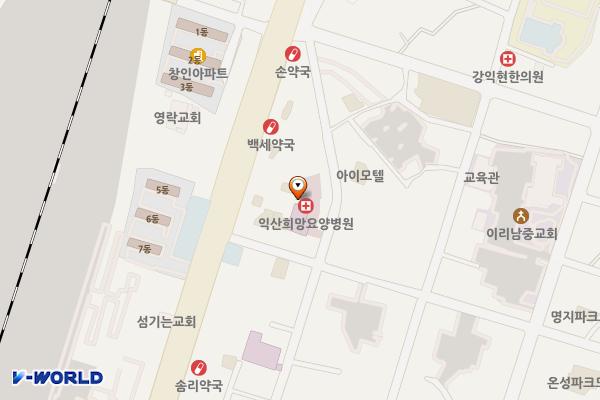익산시 참사랑요양원 위치 지도 — 전북특별자치도 익산시 중앙로1길 35