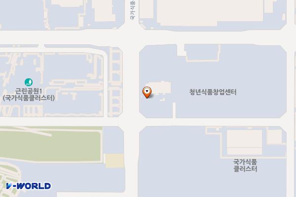 익산시 한국식품산업클러스터진흥원 소스산업화센터 위치 지도 — 전북특별자치도 익산시 왕궁면 국가식품로 99