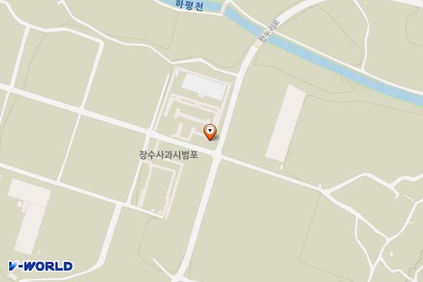 장수군 농업기술센터 주차장 위치 지도 — 전북특별자치도 장수군 장수읍 와동길 55
