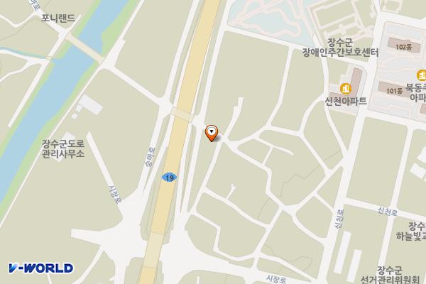 장수군 노하마을 주차장 위치 지도 — 전북특별자치도 장수군 장수읍 노하리 877