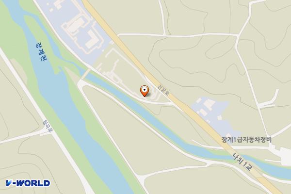 장수군 공설장례식장 주차장 위치 지도 — 전북특별자치도 장수군 장계면 진장로 1876