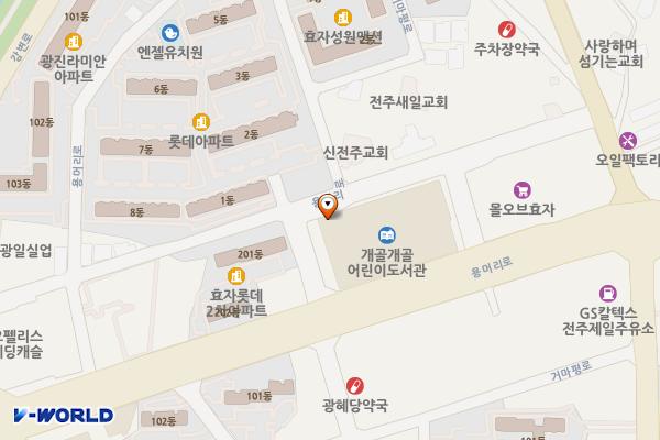 홈플러스 전주효자점 위치 지도 — 전북특별자치도 전주시 완산구 용머리로 31