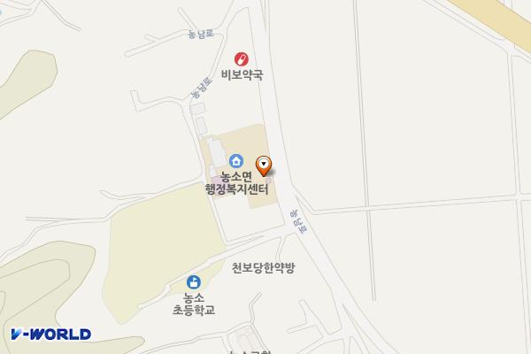 김천시 농소면 행정복지센터 위치 지도 — 경상북도 김천시 농소면 농남로 42