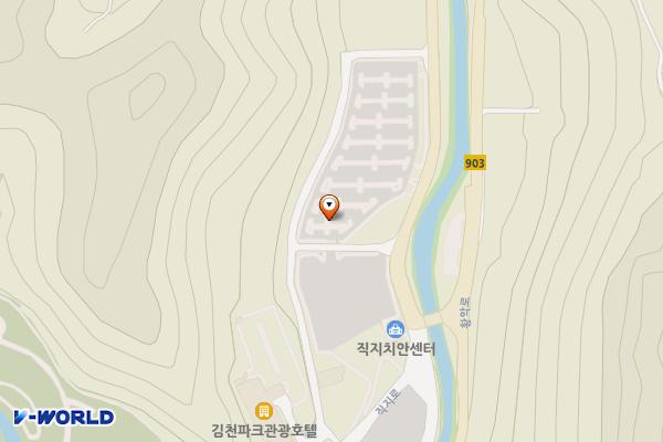 김천시 직지 공영주차장 위치 지도 — 경상북도 김천시 대항면 향천리 330-3