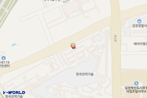 김천한전기술서비스 위치 지도 — 경상북도 김천시 혁신로 269