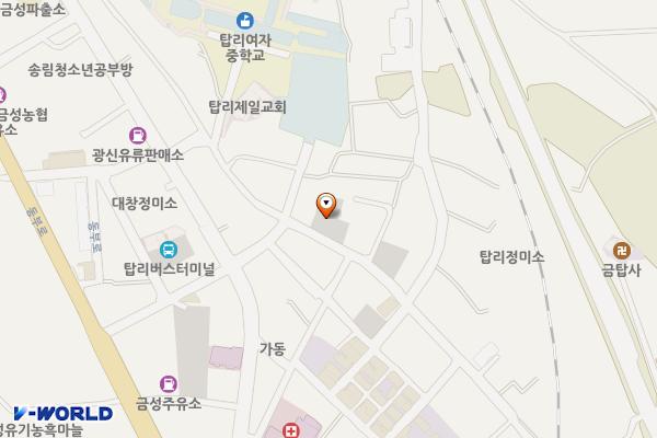 의성군 금성 탑리공영주차장 위치 지도 — 경상북도 의성군 금성면 탑리리 652-1