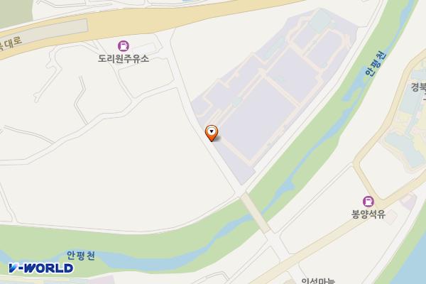 의성군 봉양 생활체육공원 위치 지도 — 경상북도 의성군 봉양면 도리원4길 34