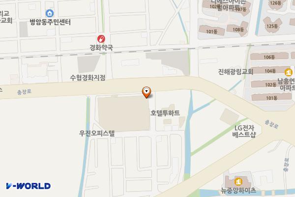 홈플러스 진해점 위치 지도 — 경상남도 창원시 진해구 충장로 356