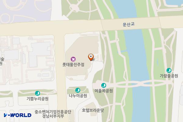 롯데몰 진주점 위치 지도 — 경상남도 진주시 동진로 440